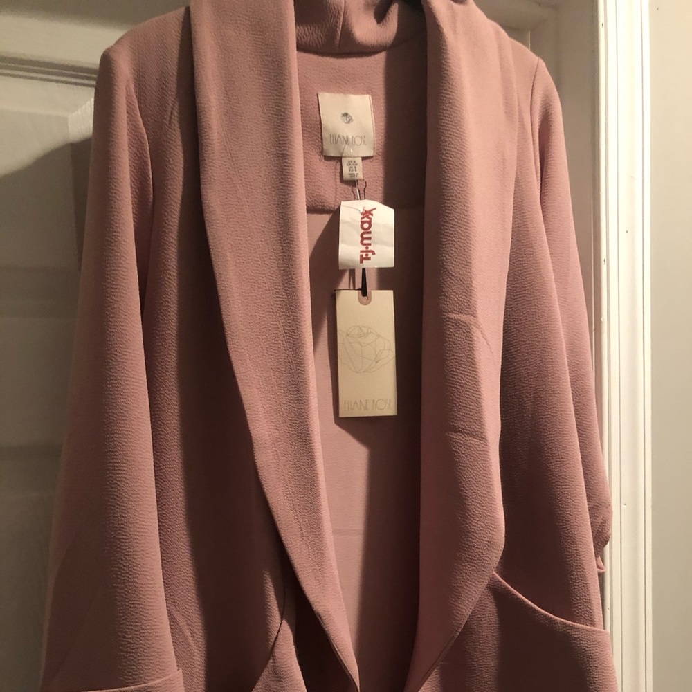 Dusty rose oversized blazer
